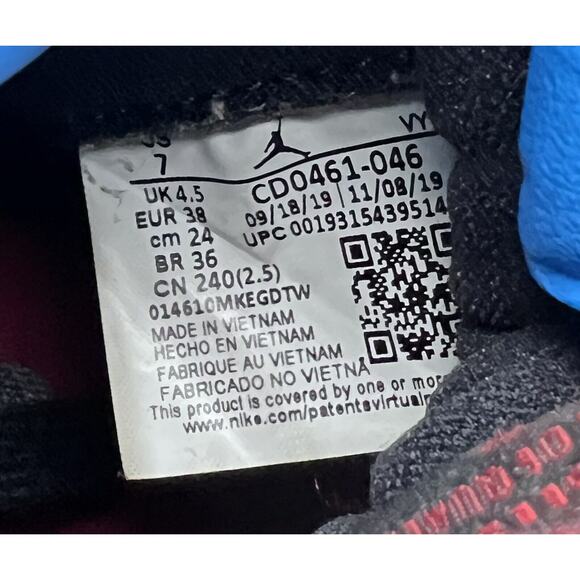 Nike Air Jordan 1 High OG UNC To Chicago CD0461-046 Women Size 7 - Picture 12 of 12